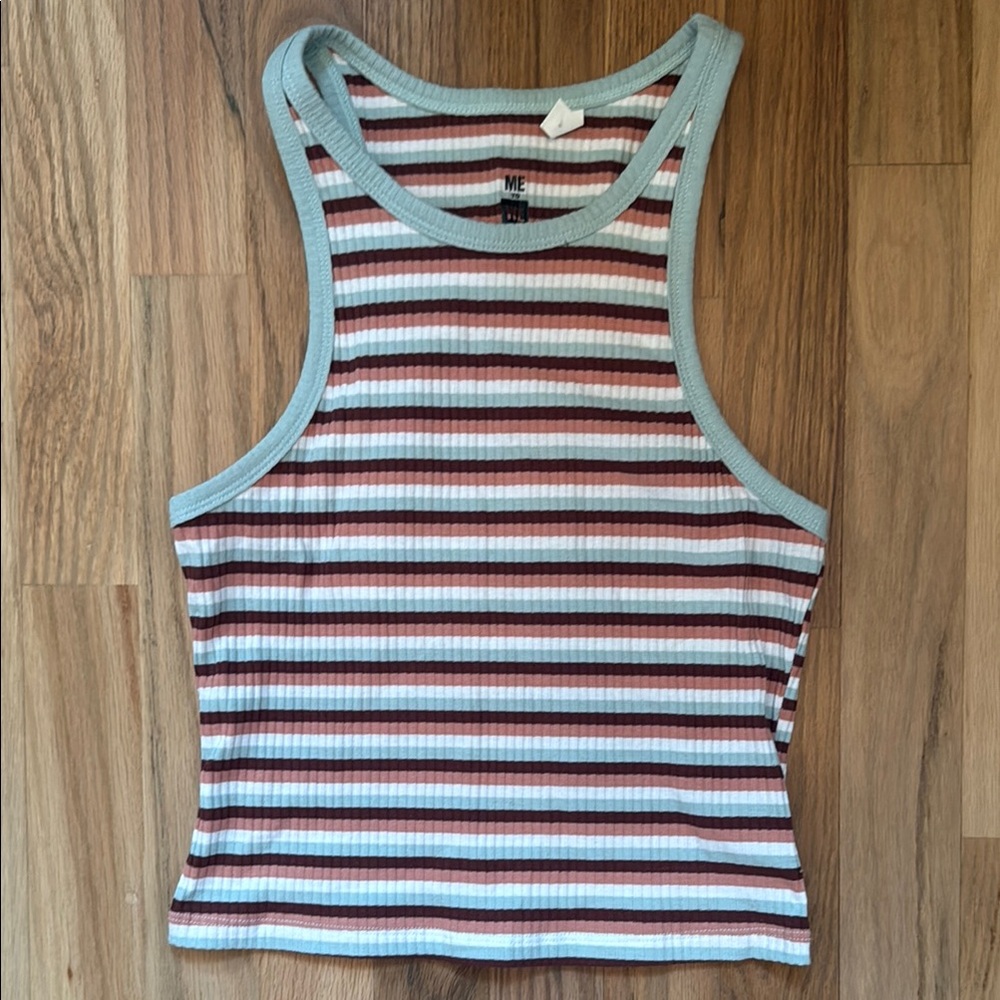 Striped Sleeveless Women's Top
